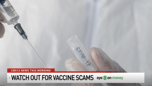 Read more about the article Ian Marlow interviewed on CBS12 News: avoiding vaccine scams